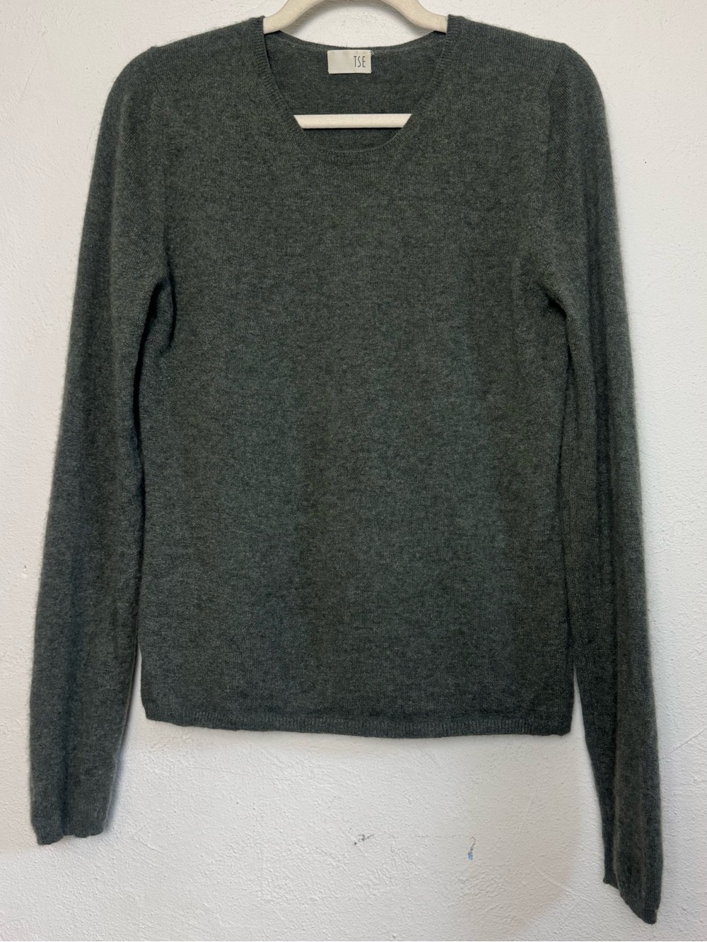 TSE Cashmere Luxury Green Sweater